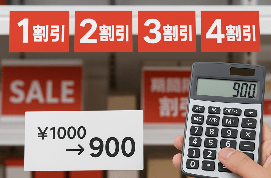 割引計算の基礎知識と実践活用法 | 1割引から複数割引まで完全マスター